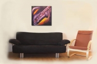 Saxophone in Violett